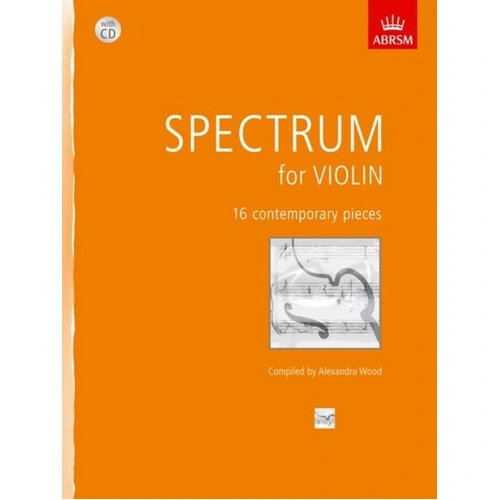Spectrum for Violin BK/CD by Alexandra Wood - 72 Pages, ABRSM, Grades 1-8, Violin Solo