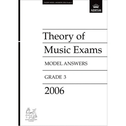 A B Theory of Music Answers Grade 3 2006