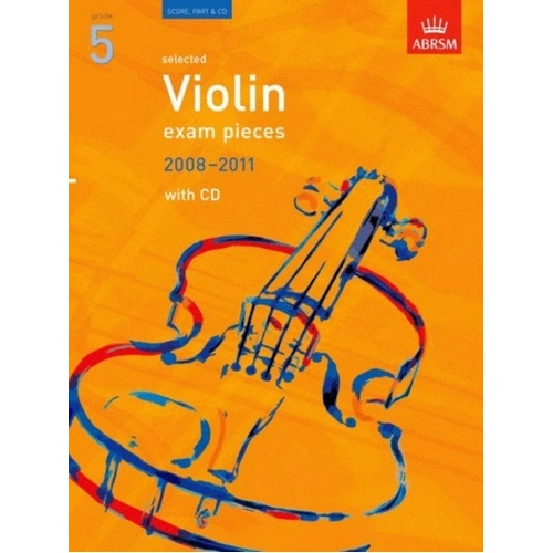 A B Violin Exam Pieces 2008-11 Grade 5 with Piano Book and CD