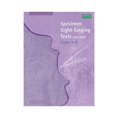 ABRSM Sight-Singing Tests Grades 6-8 Vocal Sheet Music