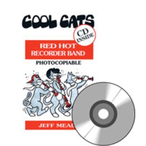 Cool Cats Red Hot Recorder Band BK/CD - Recorder Quartet by Jeff Mead