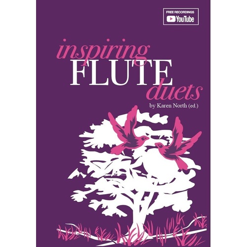 Inspiring Flute Duets by Ed North - 15 Original Works for Flute Duet, 68 Pages, Publisher: Allegro Publishing