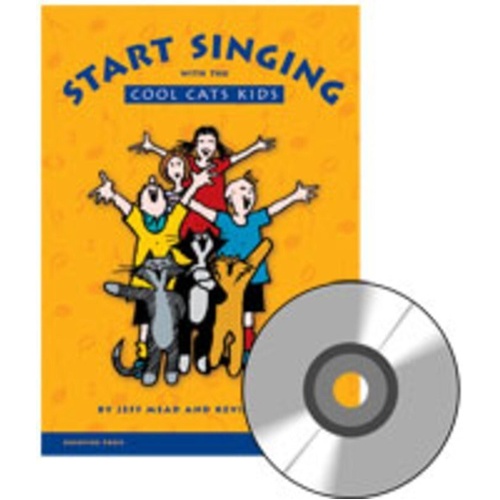 Start Singing With The Cool Cats Kids Book and 2 CDs