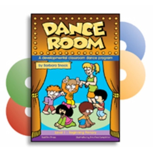 Dance Room Level 1 Beginning Primary BK/4CDs with CD ROM Video by Barbara Snook