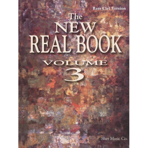 New Real Book Vol 3 Bass Clef Edition by Sher Music Co. - Fake Book