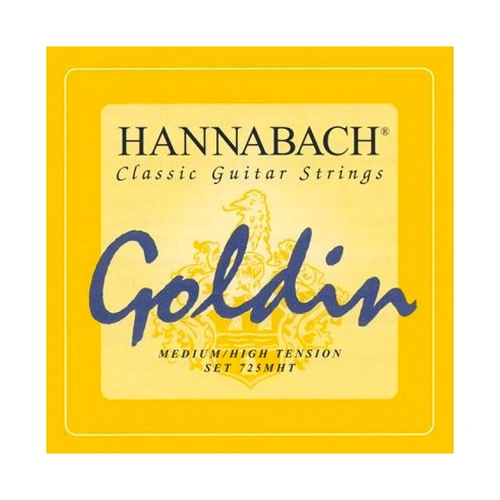 Hannabach Classical 725MHT Goldin Set - Medium/High Tension Guitar Strings