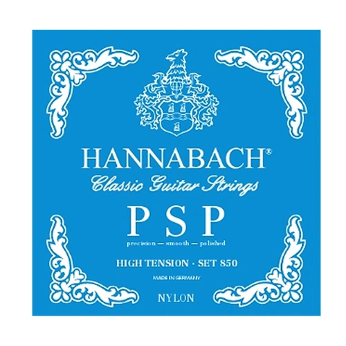 Hannabach Classical 850PSP Precision Smooth Polished High Tension Guitar Strings Set