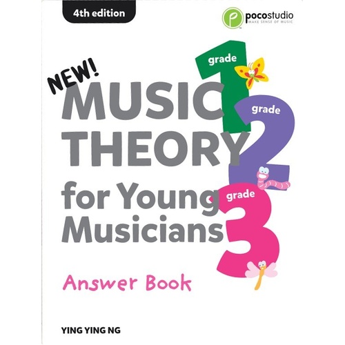 Music Theory for Young Musicians Grades 1-3 Answer Book by Poco Studio