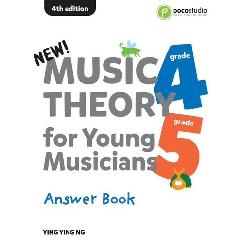 Music Theory for Young Musicians Grades 4-5 Answer Book by Poco Studio