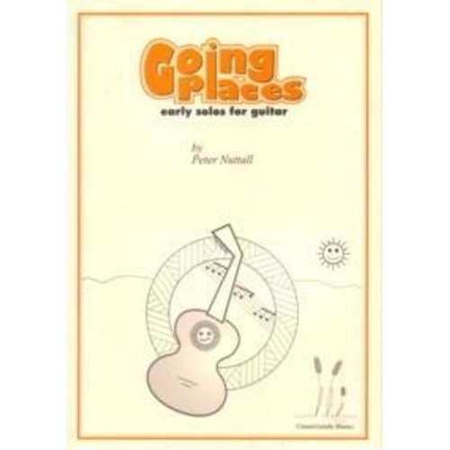Going Places: Travelogue of Styles for Guitar by Peter Nuttall, Holley Music, Level 1-2, Includes Glossary, Guitar Solo