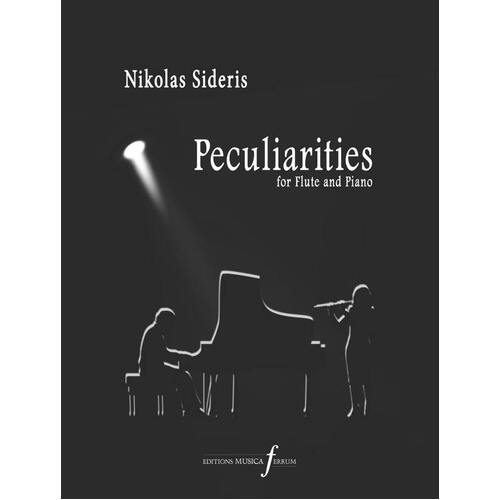 Sideris - Peculiarities For Flute/Piano Softcover Book (Flute)
