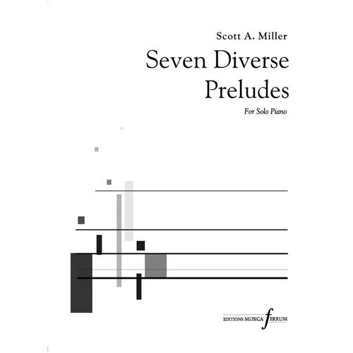 Miller - 7 Diverse Preludes For Solo Piano Softcover Book (Piano)