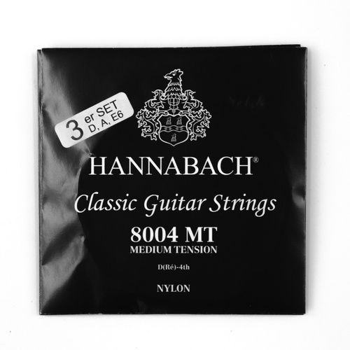 Hannabach Classical Basses-800MT (EAD) Medium Tension D-A-E Guitar Strings
