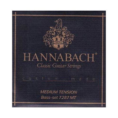 Hannabach 728 Classical Guitar Basses Only D-A-E Medium Tension Strings