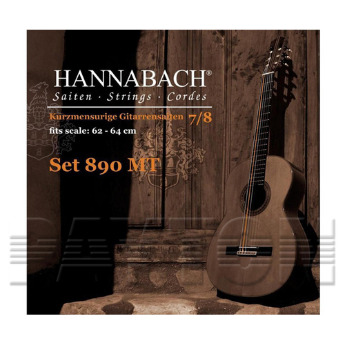 Hannabach Classical Kinder Set-7/8 Size 890 Black