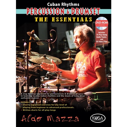 Cuban Rhythms For Percussion & Drumset Book/DVD