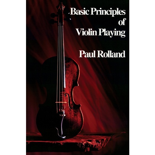 Basic Principles of Violin Playing Sheet Music