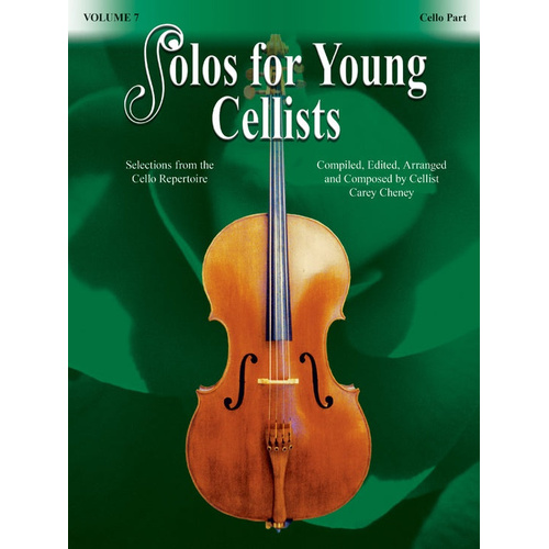 Solos for Young Cellists Volume 7 Cello/Piano Sheet Music