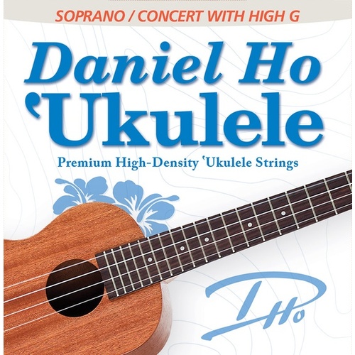 Daniel Ho Ukulele Strings Concert High G 12 Pk