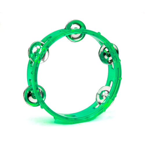 Tambourine-Clear Head Transparent 6in