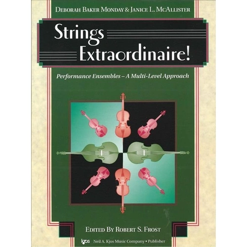 Strings Extraordinaire Conductors Score by Neil A. Kjos Music Company, 128 Pages