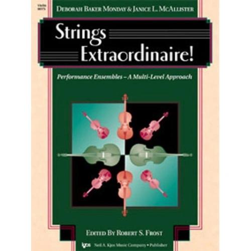 Strings Extraordinaire for Violin by Neil A. Kjos Music Company - 28 Pages