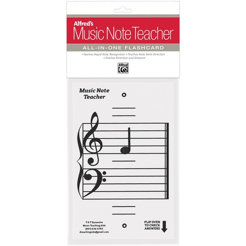 Alfred's Music Note Teacher: Flashcard Green