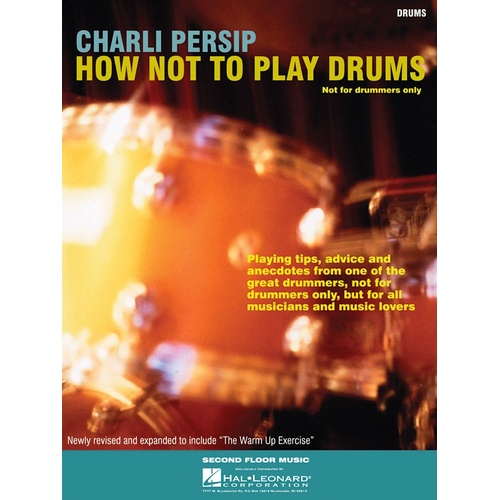 How Not To Play Drums (Softcover Book)
