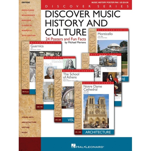 Discover Music History And Culture Poster Pak
