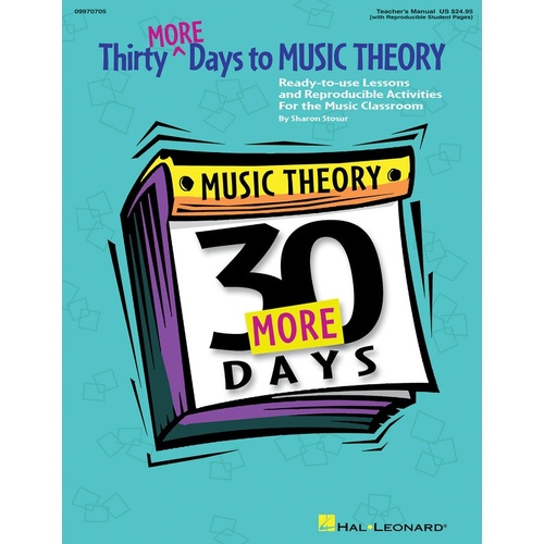 Thirty More Days To Music Theory 