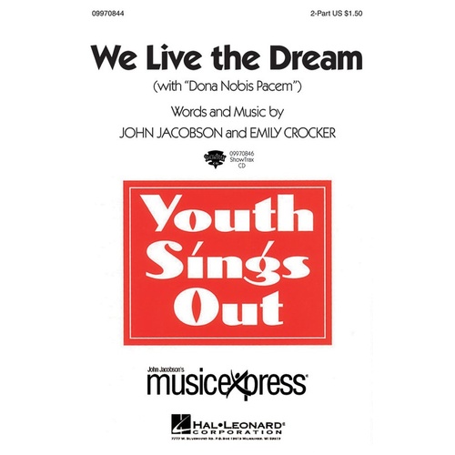 We Live The Dream ShowTrax CD (CD Only)