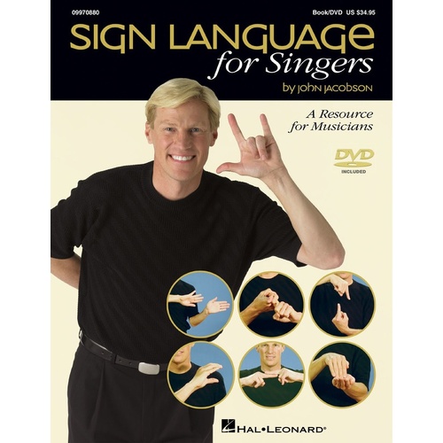 Sign Language For Singers Book/ DVD (Book/DVD)