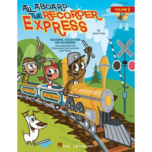 All Aboard The Recorder Express Vol 2 Book/CD (Softcover Book/CD)