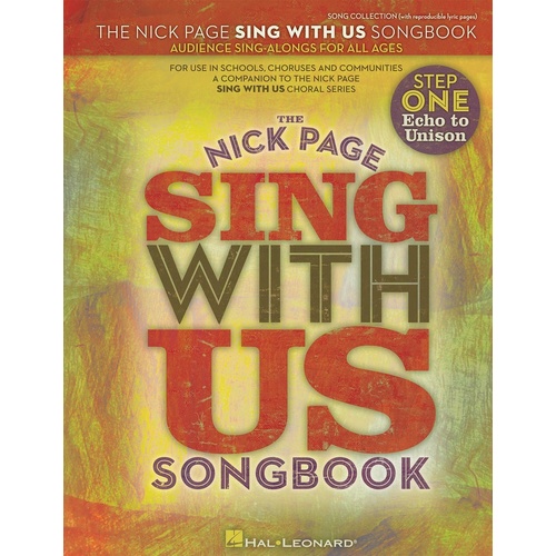 Sing With Us Songbook Step 1 Echo To Unison (Softcover Book)