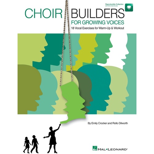 Choir Builders For Growing Voices Book/CD Reproduc (Softcover Book/CD)