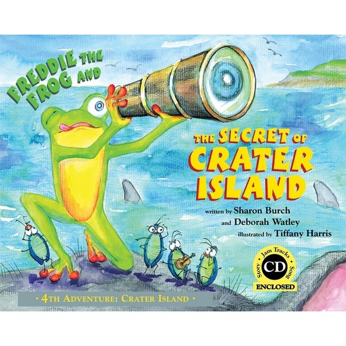 Freddie The Frog and Secret Of Crater Island Book/CD (Hardcover Book/CD)