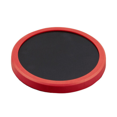 Peace 8" Rubber Practice Pad - Black/Red