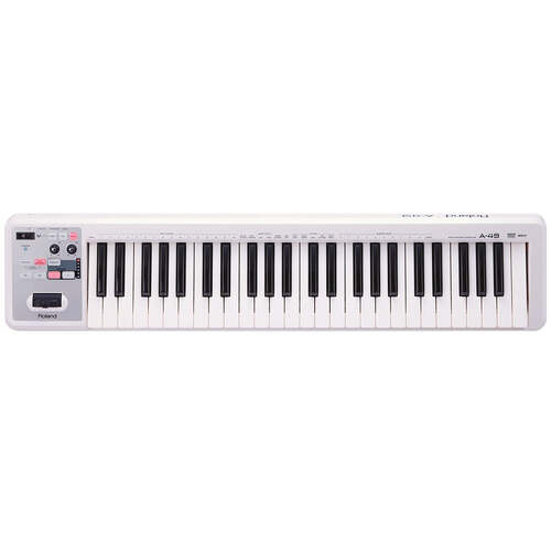 Roland A-49 MIDI Keyboard Controller - WHITE
