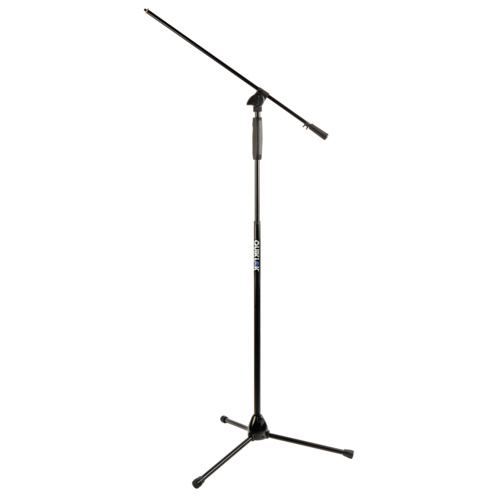 Quik Lok A989BK One-hand Round Base Microphone Stand w/Telescopic Boom