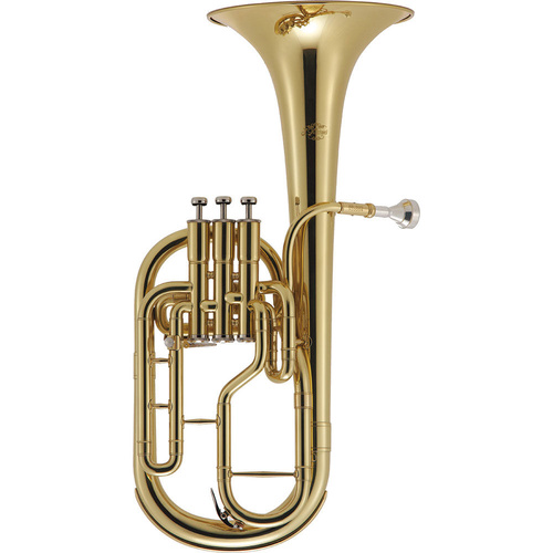 J.Michael AH600 Alto Horn (Eb) Clear Lacquer Finish with Semi-Hard Carrying Case