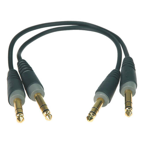 Klotz AB-JJ0030 30cm Balanced Patch Cable Set w/TRS (x 2)