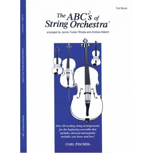 Abcs Of String Orchestra Score 