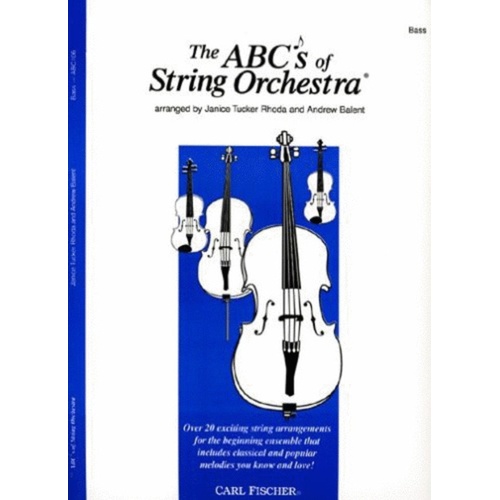 Abcs Of String Orchestra Double Bass 