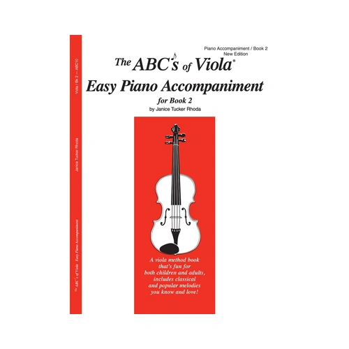 ABCs of Viola Book 2 for Easy Piano Accompaniment
