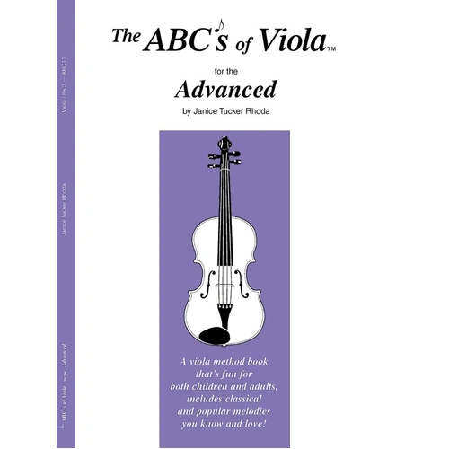 ABCs of Viola Book 3 Advanced