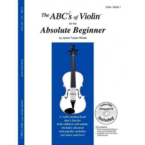 Abcs Of Violin Book 1 Absolute Beginner Book/CD (Softcover Book/CD)