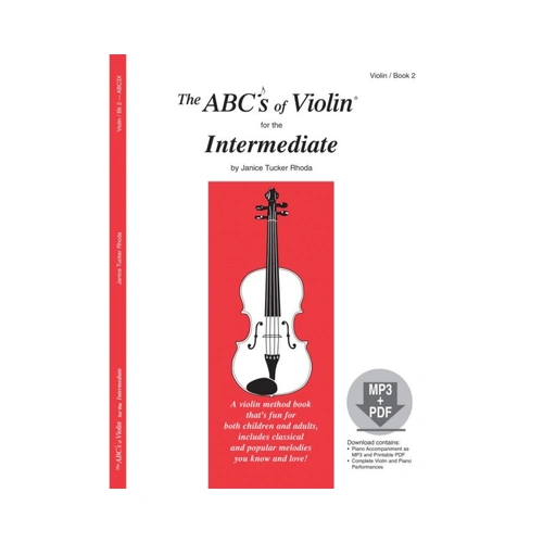 ABCs of Violin Book 2 Intermediate by Janice Tucker Rhoda, 40 Pages, Carl Fischer