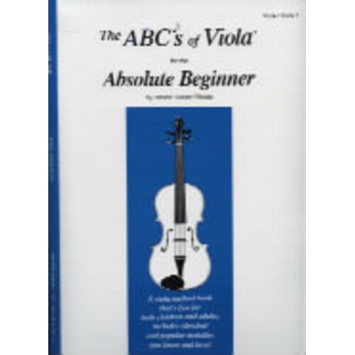 Abcs Of Viola Book 1 Absolute Beginner (Ref Abc7X) (Softcover Book)