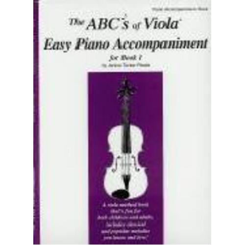 Abcs Of Viola Book 1 Piano Acc 