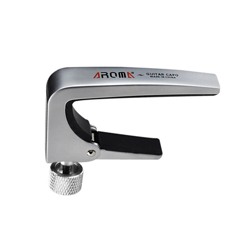 Aroma AC-11Matte  Acoustic / Electric Guitar Capo Silver